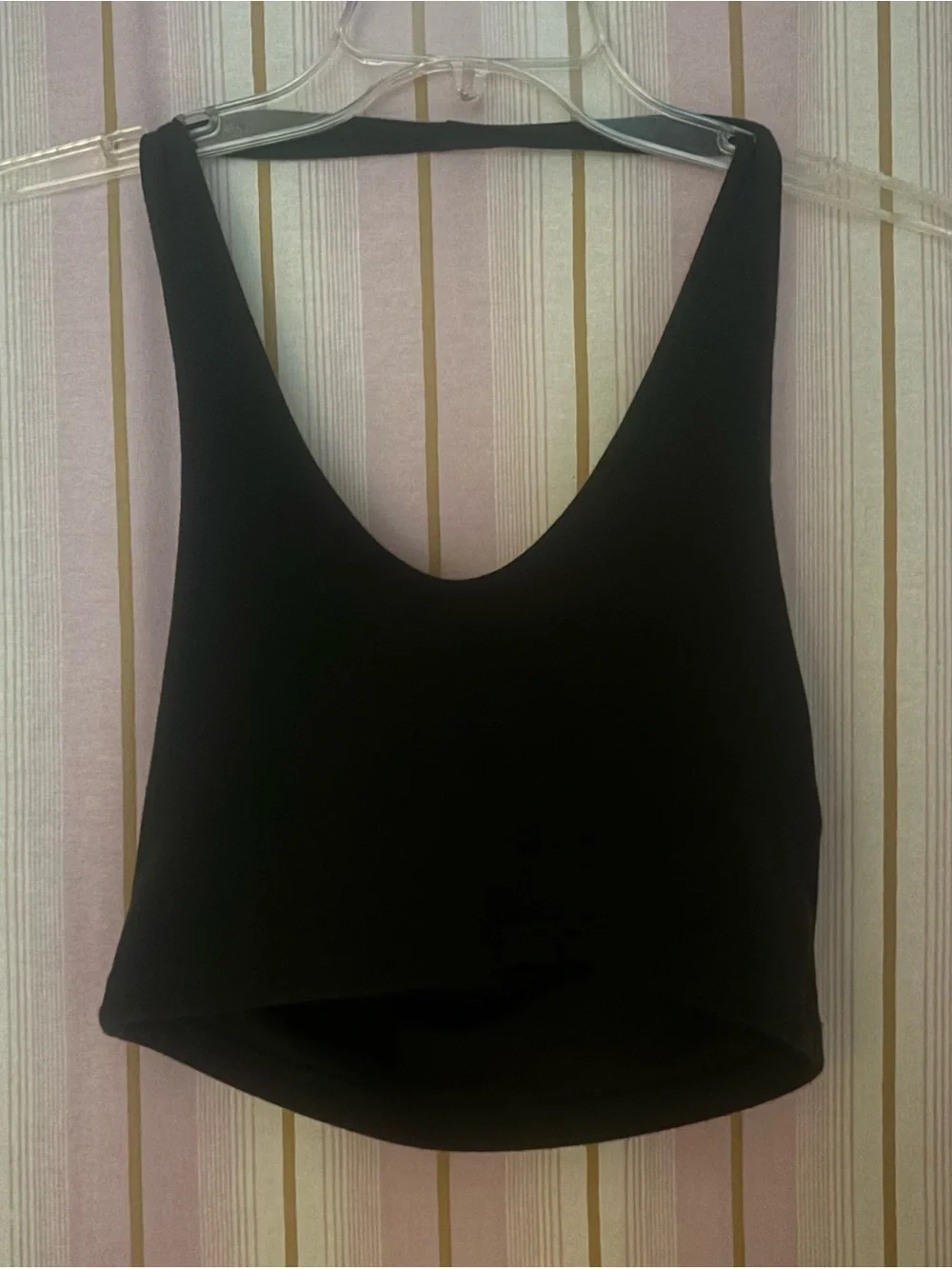 Dark Green John Galt Halter Top - Picture 2 of 3